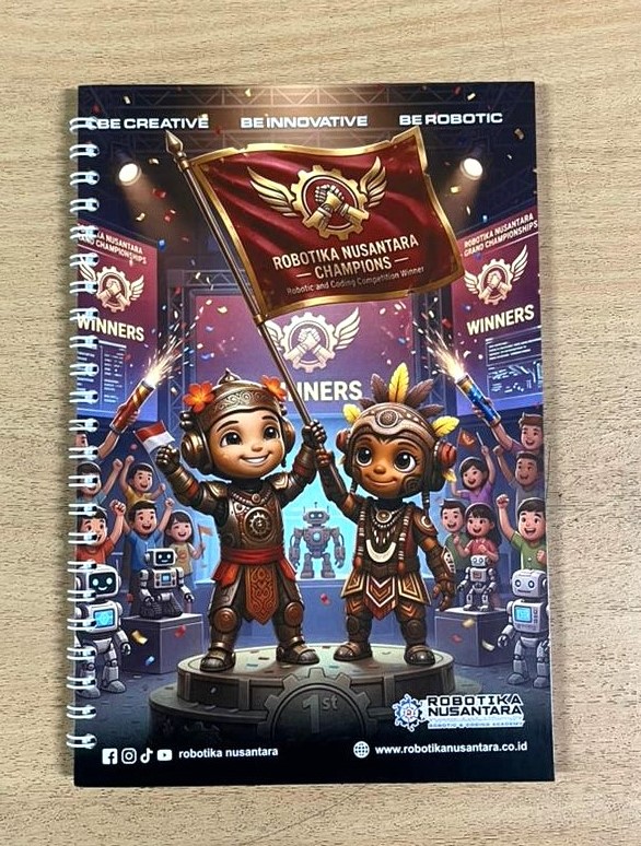 Robotik Nusantara Notebook – Smart Future Journal (champ)